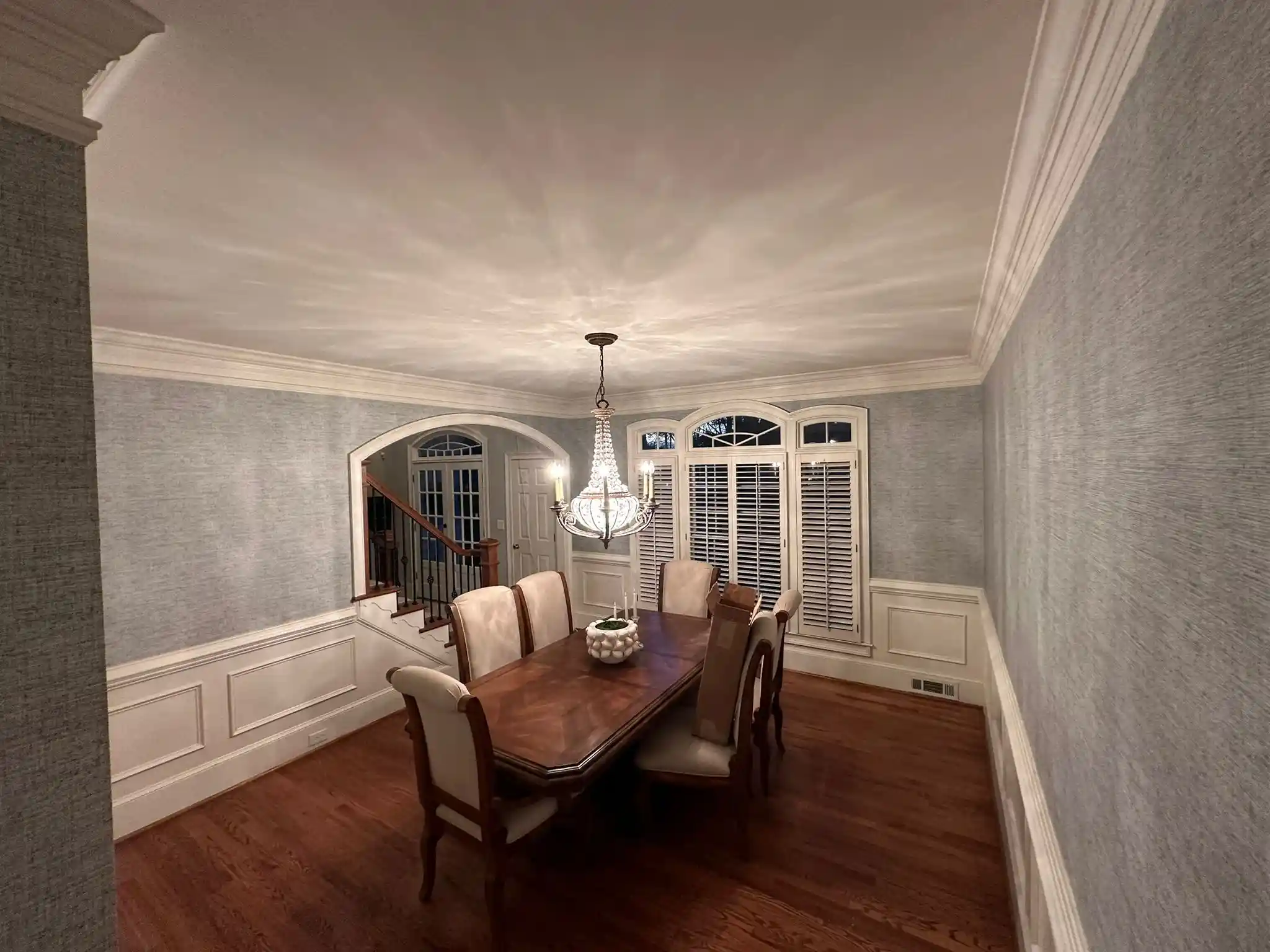 Wallpaper installation project in Aloha, OR