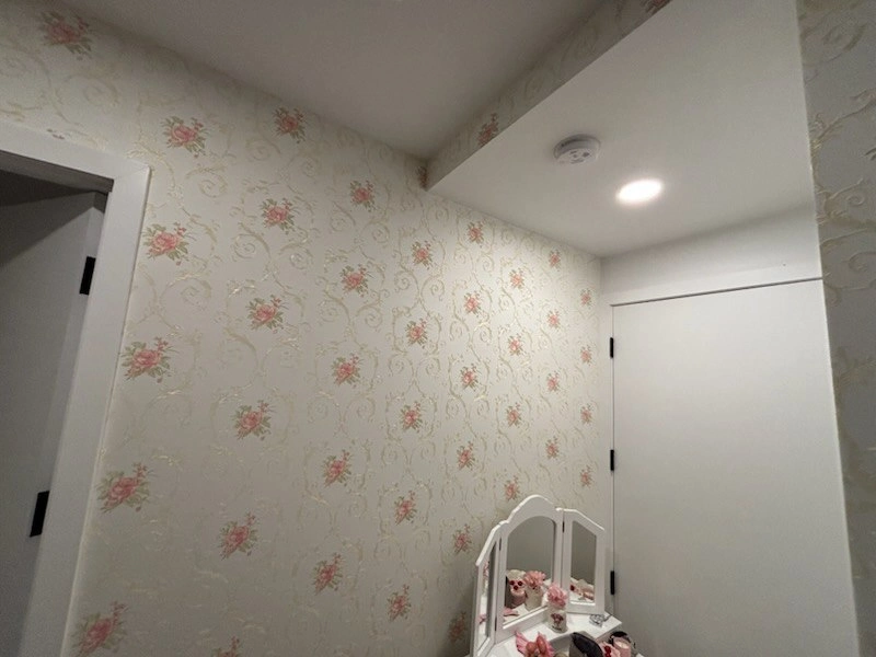 Wallpaper installation project in Beaverton, OR