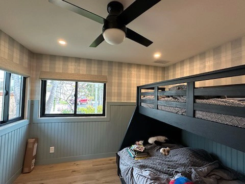 Wallpaper installation project in Gresham, OR