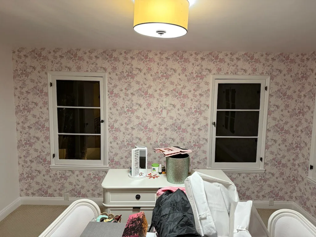 Wallpaper installation project in Hillsboro, OR