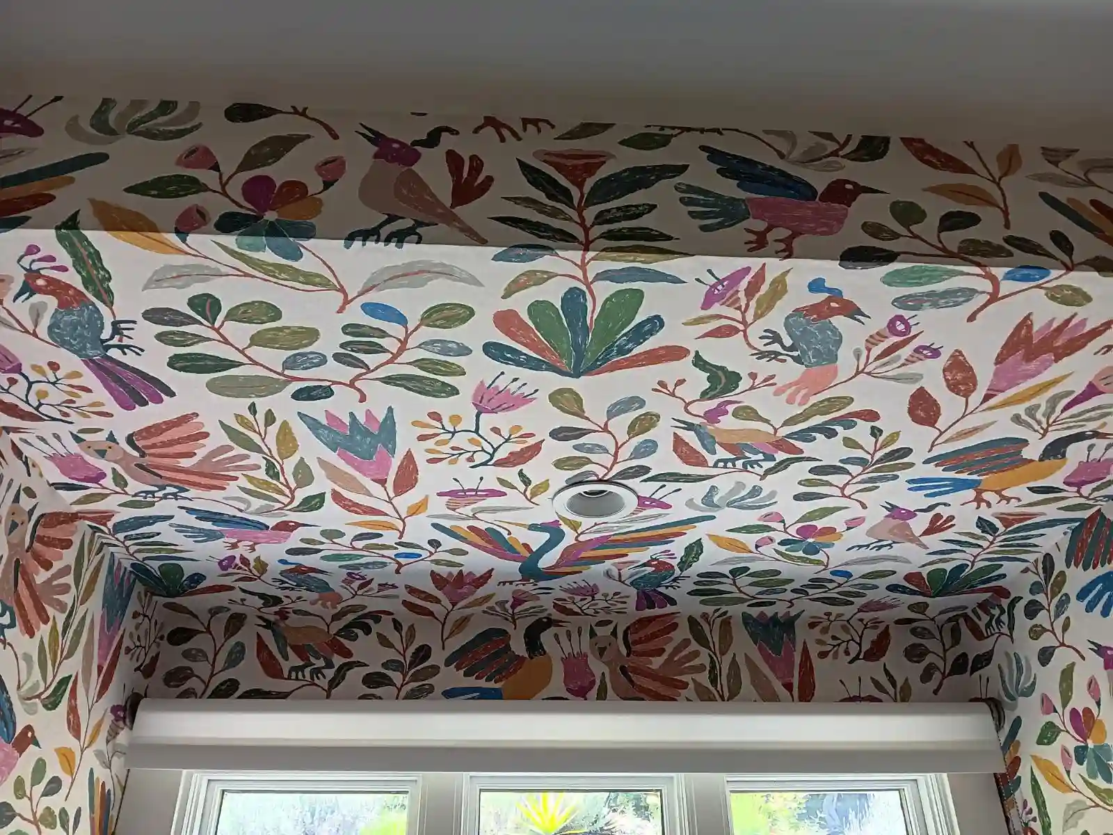 Wallpaper installation project in McMinnville, OR